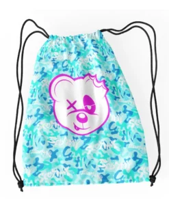 Scummy Bears OISHI - GLAMOFLAGE (AOI) - DRAWSTRING SCUMBAG BACKPACKS