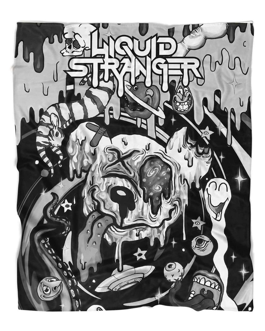 ACCESSORIES LIQUID STRANGER X SCUMMY BEARS - WEIRD & WONDERFUL (NIGHT) - SOFT AF BLANKET 3 ACCESSORIES LIQUID STRANGER X SCUMMY BEARS - WEIRD & WONDERFUL (NIGHT) - SOFT AF BLANKET