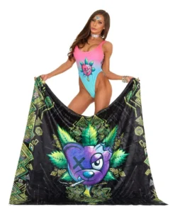 Scummy Bears MI+U - IVY BEAR (OG GREEN) - SOFT AF BLANKET