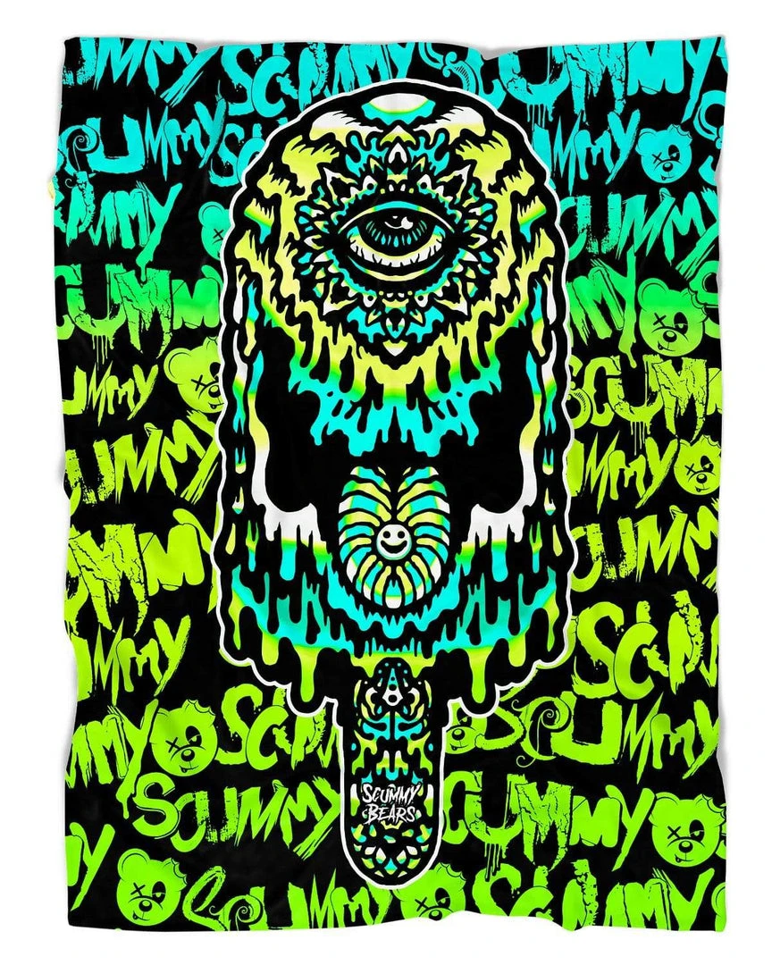 Scummy Bears ACCESSORIES POPSISKULLS - MELTED DREAMS (SOUR PATCH) - BLANKET 3 Scummy Bears ACCESSORIES POPSISKULLS - MELTED DREAMS (SOUR PATCH) - BLANKET