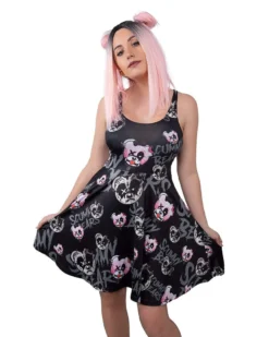 Scummy Bears BONDAGE BEARS (GOTH AF) - DRESS (BLACK) CLOTHES AND STUFF