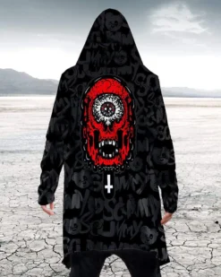 Scummy Bears CLOTHES AND STUFF POPSISKULLS - BLOODY RED - CLOAK