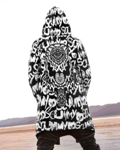 Scummy Bears CLOTHES AND STUFF POPSISKULLS - MELTED DREAMS (ARCTIC) - CLOAK