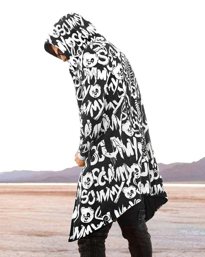 Scummy Bears CLOTHES AND STUFF POPSISKULLS - MELTED DREAMS (ARCTIC) - CLOAK 4 Scummy Bears CLOTHES AND STUFF POPSISKULLS - MELTED DREAMS (ARCTIC) - CLOAK