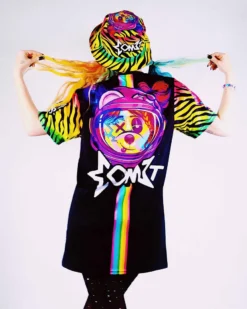 COM3T X SCUMMY BEARS - SPACE KANDI - LONG TEE (STREET CUT) T-SHIRTS & TANKS