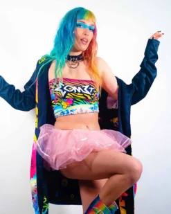 T-SHIRTS & TANKS COM3T X SCUMMY BEARS - SPACE KANDI - 4-WAY REVERSIBLE TUBE TOP