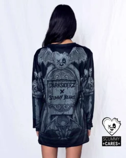 T-SHIRTS & TANKS DARKSIDERZ X SCUMMY BEARS - DARK VISIONZ - LONG SLEEVE TEE
