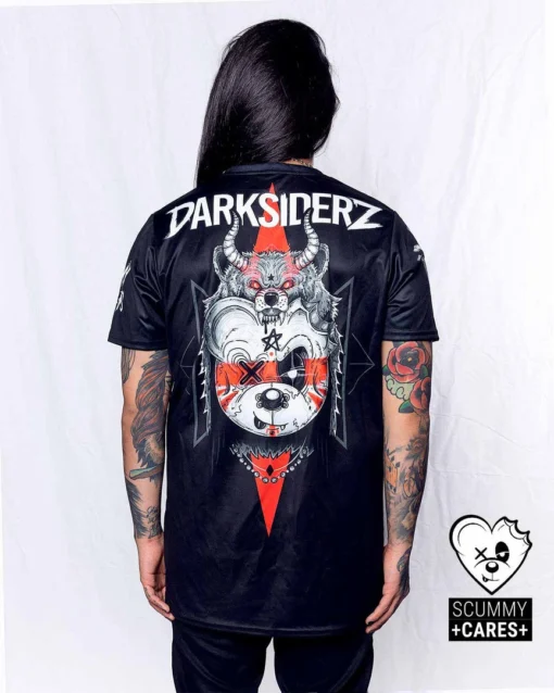 SCUMMY CARES DARKSIDERZ X SCUMMY BEARS - DARK VISIONZ - LONG TEE (STREET CUT)