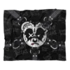 Scummy Bears GOTH BEAR (GOTH AF) - BLANKET (BLACK) ACCESSORIES