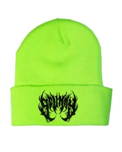 Reach MFG OISHI - BEAR METAL BEANIE (NEON GREEN) ACCESSORIES