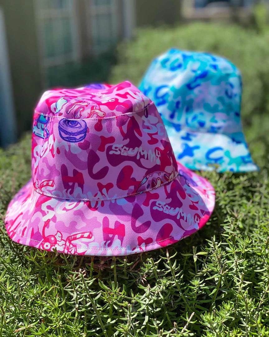 Reach MFG ACCESSORIES OISHI - GLAMOFLAGE (AOI) - BUCKET HAT 4 Reach MFG ACCESSORIES OISHI - GLAMOFLAGE (AOI) - BUCKET HAT