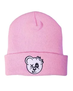 Reach MFG OISHI - BEAR METAL BEANIE (PINK)