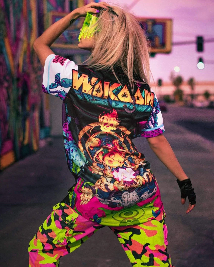 WAKAAN X SCUMMY BEARS - ANCIENT ALIENS - BASEBALL JERSEY CLOTHES AND STUFF 4 WAKAAN X SCUMMY BEARS - ANCIENT ALIENS - BASEBALL JERSEY CLOTHES AND STUFF