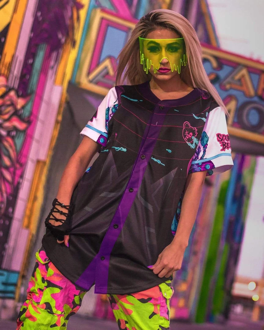 WAKAAN X SCUMMY BEARS - ANCIENT ALIENS - BASEBALL JERSEY CLOTHES AND STUFF 5 WAKAAN X SCUMMY BEARS - ANCIENT ALIENS - BASEBALL JERSEY CLOTHES AND STUFF