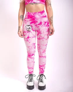 Scummy Bears GOTH AF - BRATTY BEAR - SCRUNCH BUTT LEGGINGS BOTTOMS & LEGGINGS