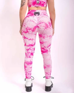 Scummy Bears GOTH AF - BRATTY BEAR - SCRUNCH BUTT LEGGINGS BOTTOMS & LEGGINGS