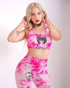 Scummy Bears GOTH AF - BRATTY BEAR - SPORTS BRA TOPS