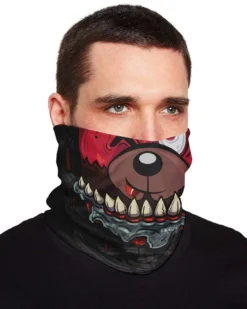 MIDNIGHT TYRANNOSAURUS X SCUMMY BEARS - SEAMLESS MASK