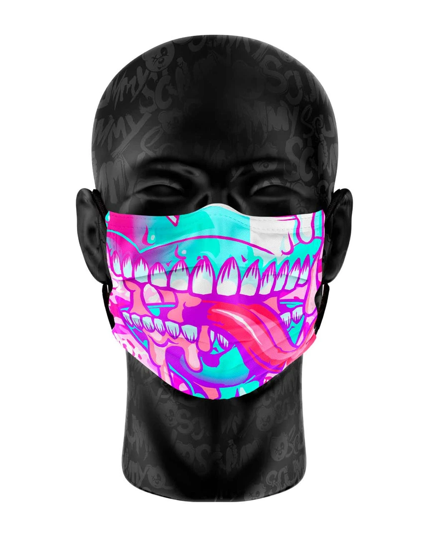 Scummy Bears OISHI - MANIC MILKSHAKE - FACE MASK MASKS 3 Scummy Bears OISHI - MANIC MILKSHAKE - FACE MASK MASKS