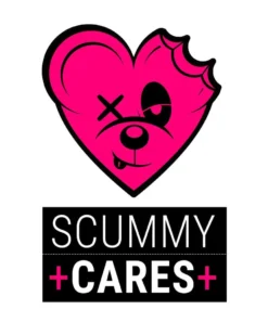 Scummy Bears ACCESSORIES SCUMMY CARES - BLOODY RAINBOW - FACE MASK