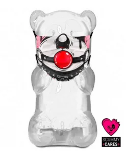 Scummy Bears SCUMMY CARES - BRATTY BEAR - FACE MASK