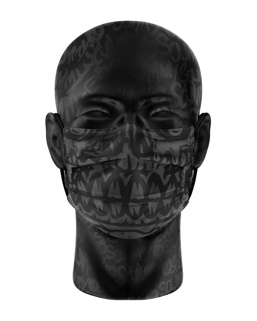 Scummy Bears STEEZBURGER (GOTH) - FACE MASK ACCESSORIES 5 Scummy Bears STEEZBURGER (GOTH) - FACE MASK ACCESSORIES