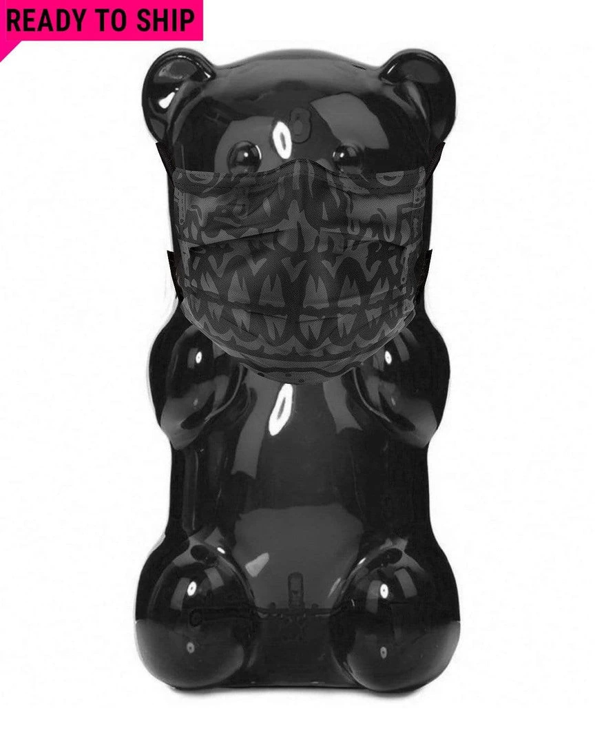 Scummy Bears STEEZBURGER (GOTH) - FACE MASK ACCESSORIES 3 Scummy Bears STEEZBURGER (GOTH) - FACE MASK ACCESSORIES
