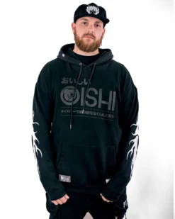 Scummy Bears OISHI - BEAR METAL OVER THE SHOULDER STREET HOODIE CLOTHES AND STUFF