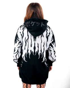 Scummy Bears OISHI - BEAR METAL OVER THE SHOULDER STREET HOODIE CLOTHES AND STUFF