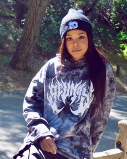 Scummy Bears OISHI - BEAR METAL - TIE-DYE HOODIE CLOTHES AND STUFF