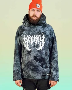 Scummy Bears OISHI - BEAR METAL - TIE-DYE HOODIE CLOTHES AND STUFF