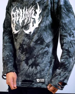 Scummy Bears OISHI - BEAR METAL - TIE-DYE HOODIE CLOTHES AND STUFF