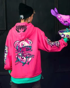 Scummy Bears CLOTHES AND STUFF OISHI - TWISTED TONKOTSU - TWO-TONE HOODIE