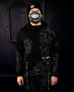 Scummy Bears CLOTHES AND STUFF OISHI - YUMMY YAKI CHIZU - GLAMOUFLAGE TECH HOODIE