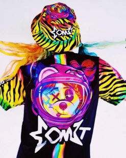 COM3T X SCUMMY BEARS - SPACE KANDI - BUCKET HAT