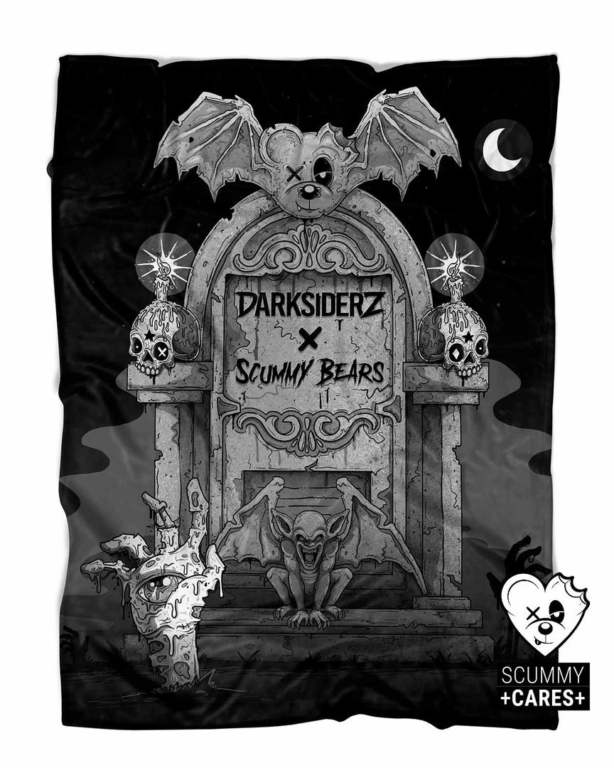 DARKSIDERZ X SCUMMY BEARS - DARK VISIONZ - BLANKET BLANKETS 3 DARKSIDERZ X SCUMMY BEARS - DARK VISIONZ - BLANKET BLANKETS
