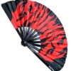 Scummy Bears ACCESSORIES OISHI - BEAR METAL - HAND FAN (RED/BLACK) 2 Scummy Bears ACCESSORIES OISHI - BEAR METAL - HAND FAN (RED/BLACK)