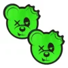 CLOTHES AND STUFF SCUMMY BEARS PASTEASE (NEON GREEN)