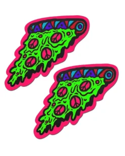 CLOTHES AND STUFF SCUMMY BEARS PASTEASE (PEACE-A-PIZZA GREEN)