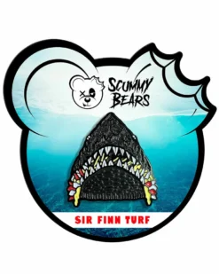 Scummy Bears SIR FINN TURF (DARK) PIN ACCESSORIES