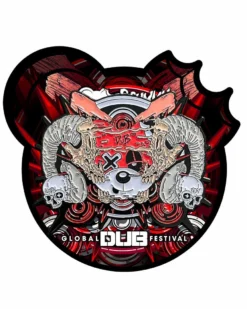 GLOBAL DUB FESTIVAL X SCUMMY BEARS - PIN ACCESSORIES