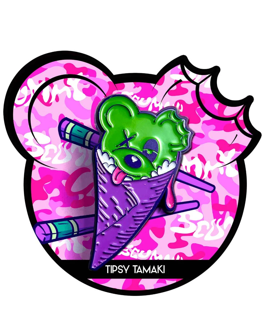 Scummy Bears OISHI - TIPSY TAMAKI - PIN 3 Scummy Bears OISHI - TIPSY TAMAKI - PIN