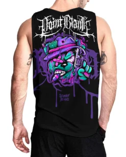 T-SHIRTS & TANKS POINT.BLANK X SCUMMY BEARS - HEADSHOT MUSCLE TEE