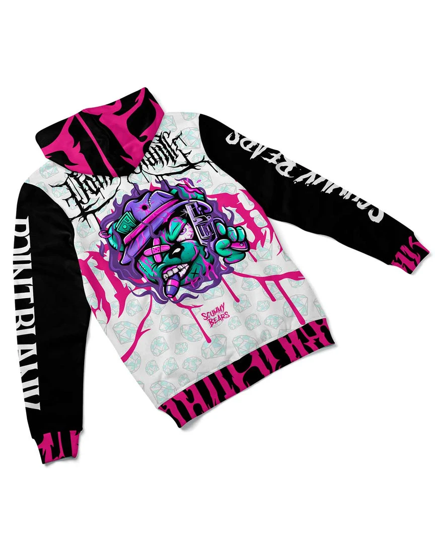 POINT.BLANK X SCUMMY BEARS - HEADSHOT PULLOVER HOODIE 5 POINT.BLANK X SCUMMY BEARS - HEADSHOT PULLOVER HOODIE