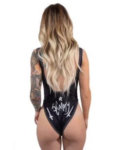 Scummy Bears CLOTHES AND STUFF SEANCE (GOTH AF) - BODY SUIT (BLACK)