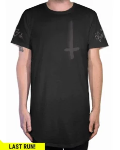 Scummy Bears CLOTHES AND STUFF SEANCE (GOTH AF) - LONG TEE (BLACKED OUT)