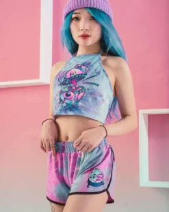 Scummy Bears OISHI - TWISTED TONKOTSU - TIE DYE SHORTS CLOTHES AND STUFF