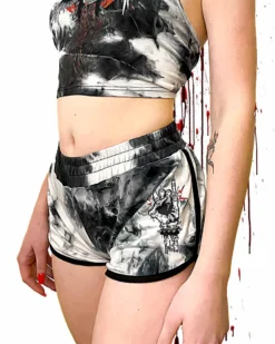 SULLIVAN KING X SCUMMY BEARS - SPINE COLLECTOR - TIE DYE SHORTS