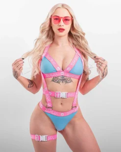 Scummy Bears OISHI - TECH BIKINI BOTTOM (BLUE/PINK) 7 Scummy Bears OISHI - TECH BIKINI BOTTOM (BLUE/PINK)