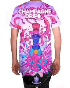 CLOTHES AND STUFF CHAMPAGNE DRIP X SCUMMY BEARS - BOTTLE DROP (DAY CLUB) - LONG TEE